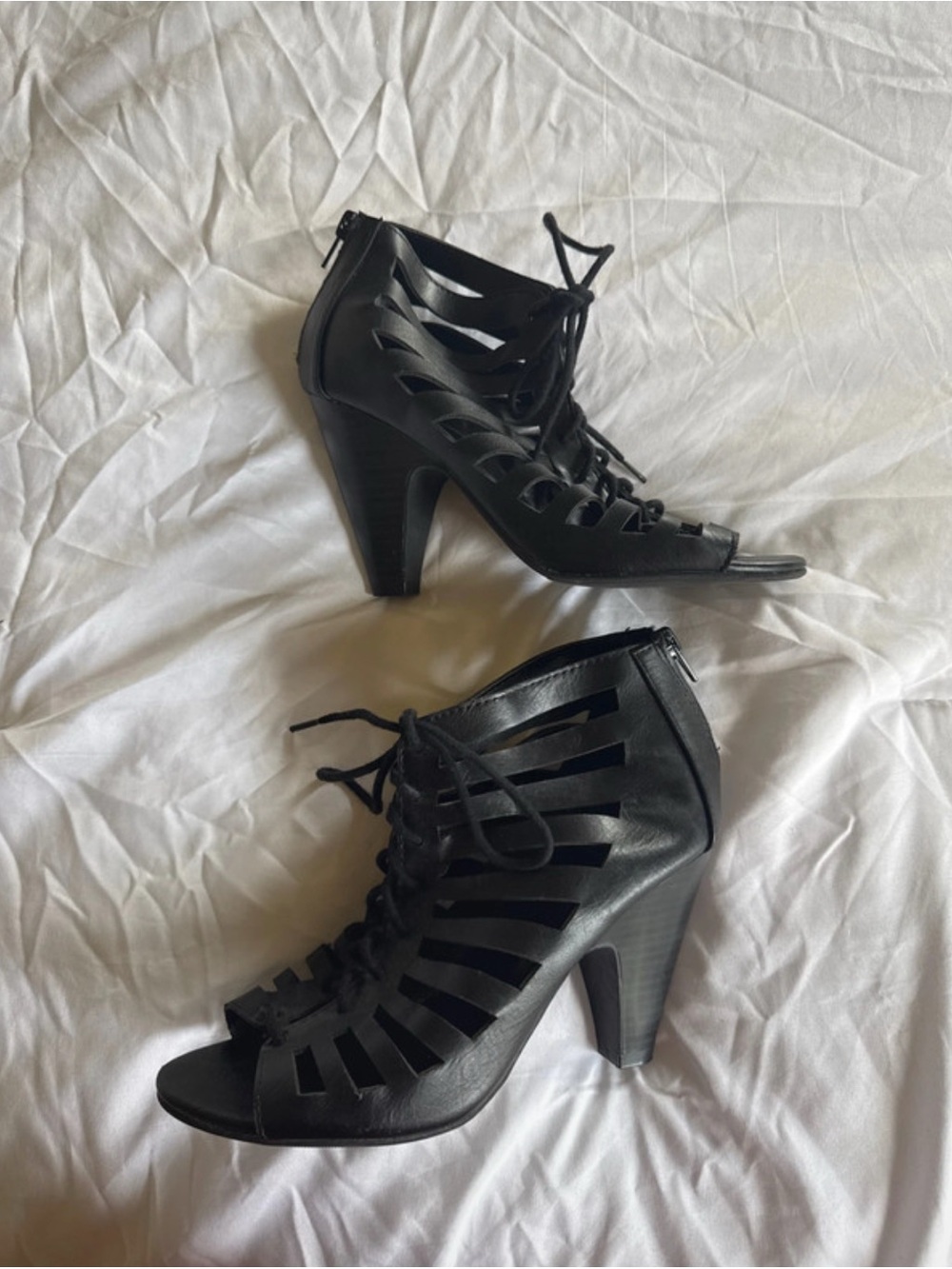 Black high heels